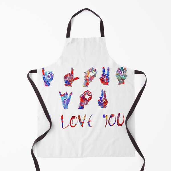 Item preview, I love you ASL sign language designed and sold by Rosaliartbook.