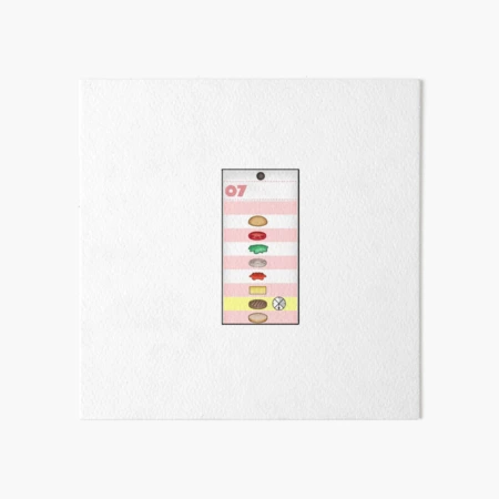 papa's burgeria Art Board Print for Sale by annaschaidler