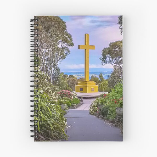 Item preview, The Memorial Cross and the Snow Gums on Mount Macedon designed and sold by Steven Jodoin.