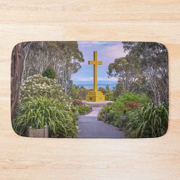 Item preview, The Memorial Cross and the Snow Gums on Mount Macedon designed and sold by Steven Jodoin.