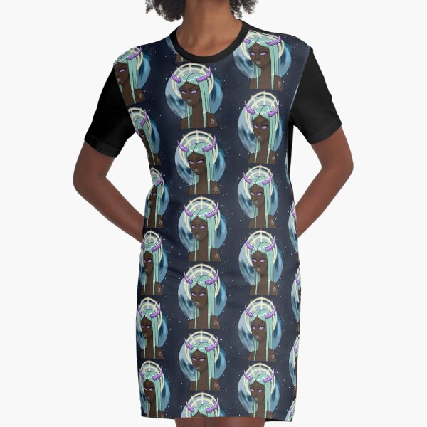Mystical Deity0025 Graphic T-Shirt Dress