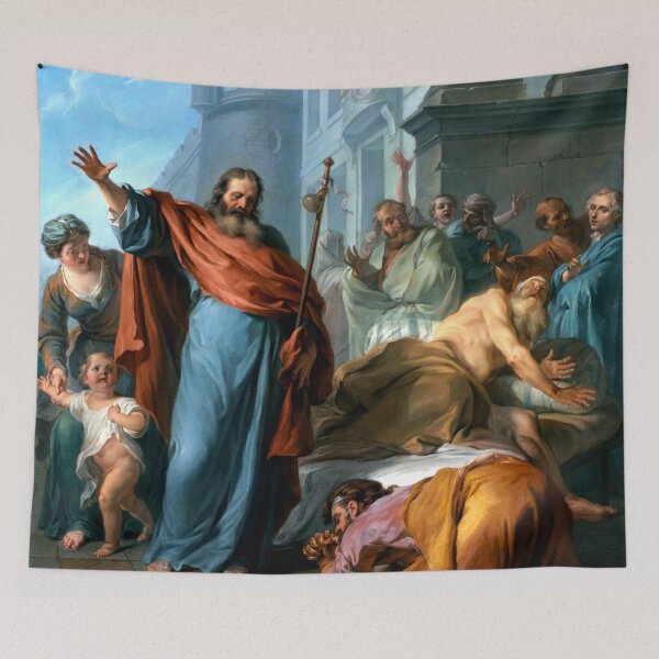 Item preview, The Miracles of Saint James the Greater by Noël Nicolas Coypel ,Miracles of Saint James  designed and sold by TeeARTHY.