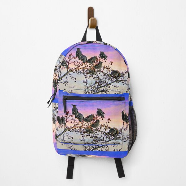 Item preview, Bohemiam Waxwings Love Berries designed and sold by alabca.