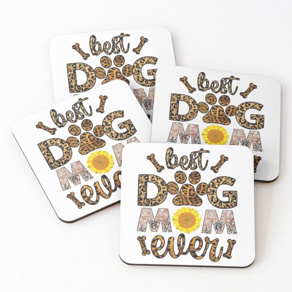 Item preview, Best Dog Mom Ever designed and sold by RED FIR.