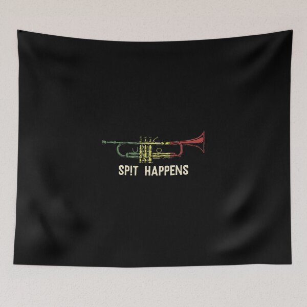 Item preview, Spit Happens Trumpet Tank Top designed and sold by colonjohan.