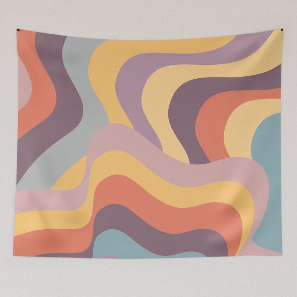 Item preview, Abstract colorful waves designed and sold by BattaAnastasia.