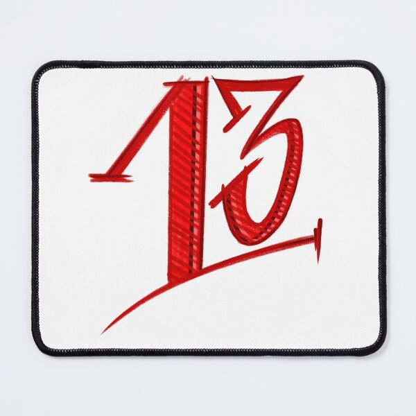 Item preview, Digital sketch of number 13 designed and sold by RinaGArt.