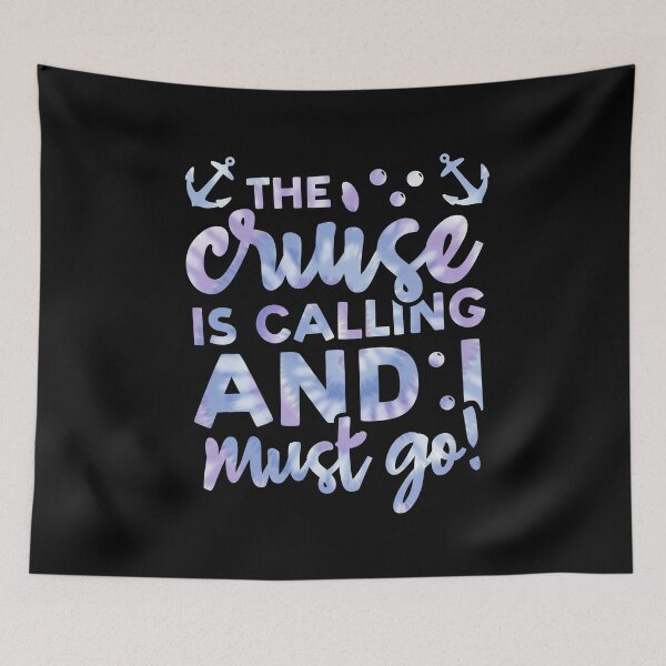 Item preview, The Cruise is calling and I must go Tie Dye Print For Family Cruise Trip  designed and sold by JokeGysen.