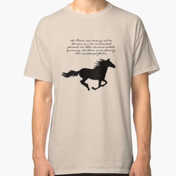 Horse Prancing in Sunset T-Shirt Animal Wildlife Mare Stallion Mens Tee Shirt