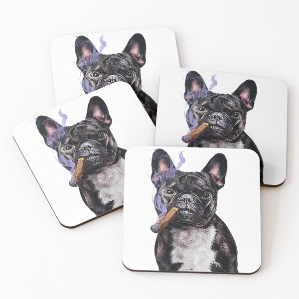 Item preview, Smoking Frenchie designed and sold by Most-Mysterious.