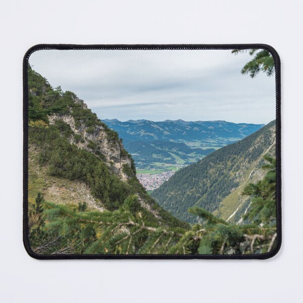 Item preview, Hahnenköpfle view of Oberstdorf mountain panorama - Allgäu Alps designed and sold by xP42.