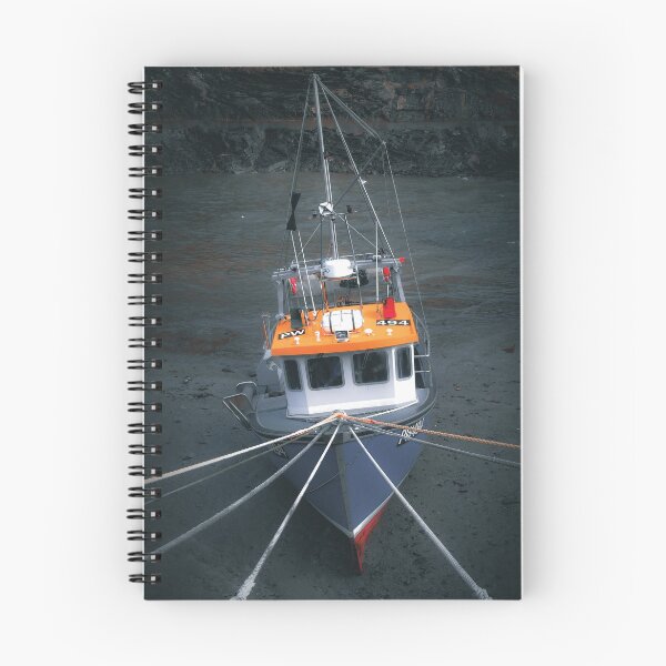 Item preview, Boat at Boscastle Harbour designed and sold by QuarterMoon.