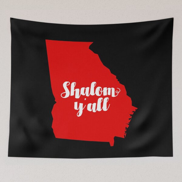 Artikelvorschau, SHALOM, Y'ALL GEORGIA entworfen und verkauft von MadEDesigns.