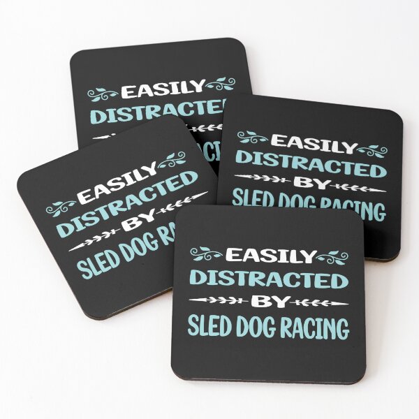 Item preview, Funny Easily Distracted Sled Dog Racing Dogsled designed and sold by sobonncbskyx.