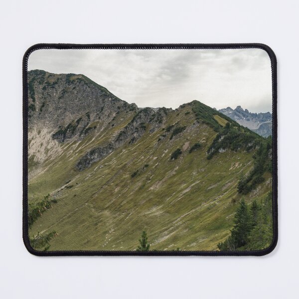 Item preview, Hahnenköpfle view of the surrounding mountains in Oberstdorf Mountain panorama - Allgäu Alps designed and sold by xP42.