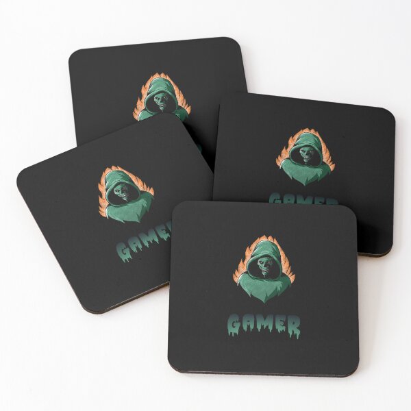 Item preview, Gamer with Hooded Skull Character designed and sold by PRIVARSHU.
