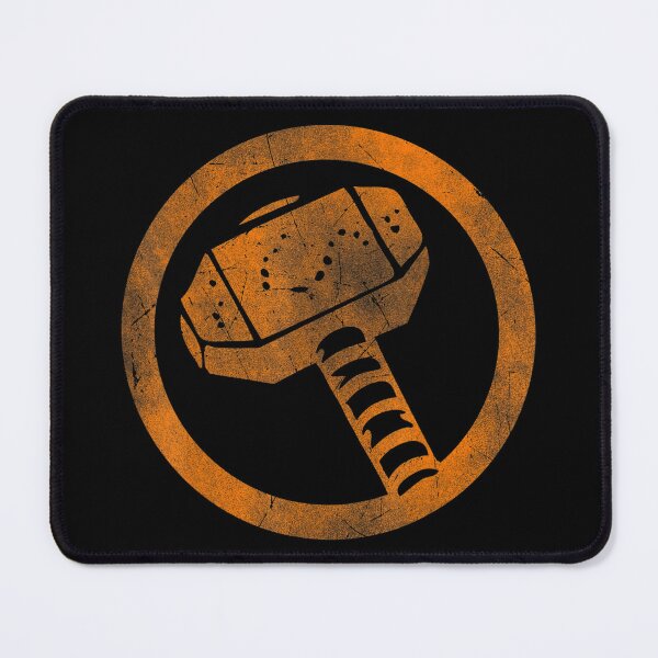 Item preview, ThorHammer Logo Orange onal Cut-Out Halloween designed and sold by sacchii.