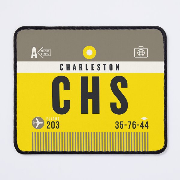 Item preview, Luggage Tag A - CHS Charleston South Carolina USA designed and sold by VoodooCircus.
