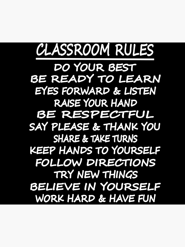 classroom-rules-poster-for-sale-by-perpsh-redbubble