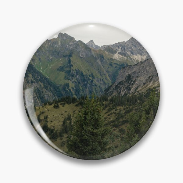 Item preview, Hahnenköpfle view of the surrounding mountains in Oberstdorf Mountain panorama - Allgäu Alps designed and sold by xP42.