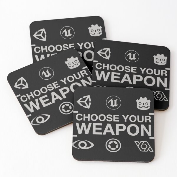 Item preview, Choose Your Weapon - Game Engines Dark   designed and sold by CandleDoll.