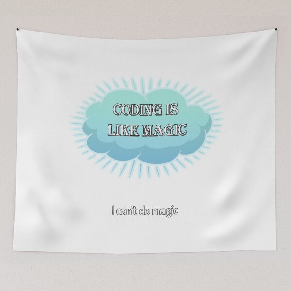 Item preview, Coding is like magic   designed and sold by CandleDoll.