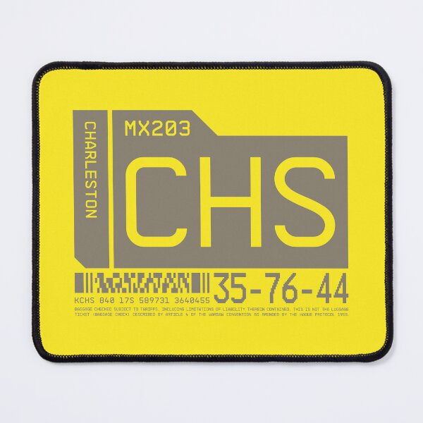 Item preview, Luggage Tag C - CHS Charleston South Carolina USA designed and sold by VoodooCircus.