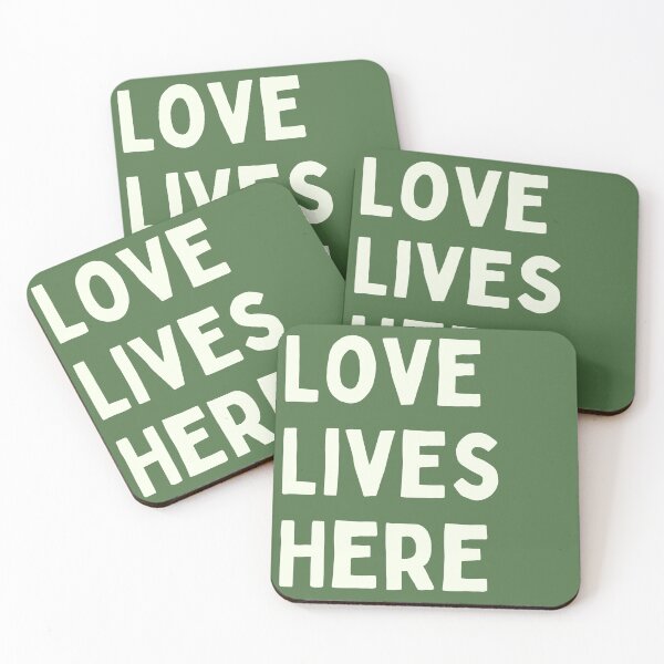 Item preview, Love Lives Here designed and sold by DemonicGloom.