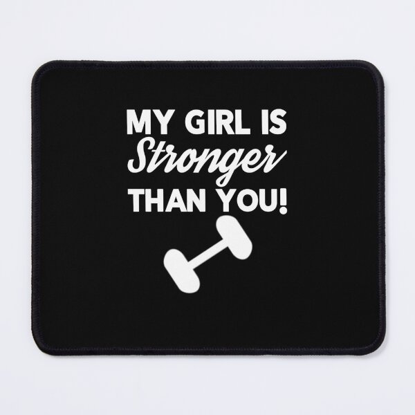 Item preview, My Girl Is Stronger Than You - Fitness Couple Lifting Gym designed and sold by Optix.