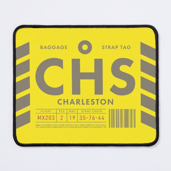 Item preview, Luggage Tag D - CHS Charleston South Carolina USA designed and sold by VoodooCircus.