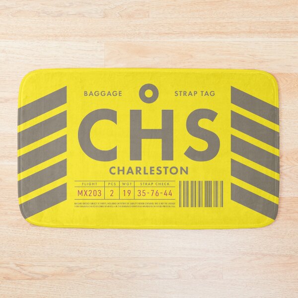 Item preview, Luggage Tag D - CHS Charleston South Carolina USA designed and sold by VoodooCircus.