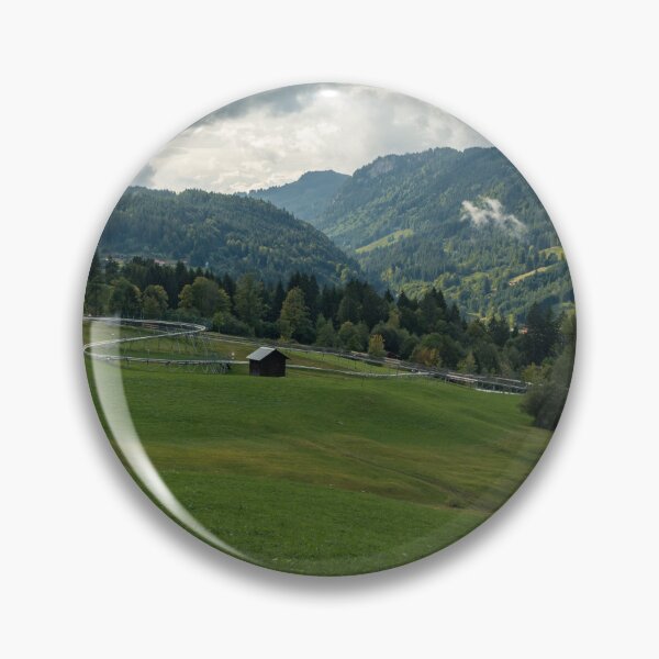 Item preview, Oberstdorf Söllereck summer toboggan run mountain panorama - Allgäu Alps designed and sold by xP42.