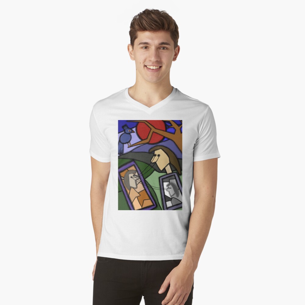 Item preview, V-Neck T-Shirt designed and sold by tomisa.