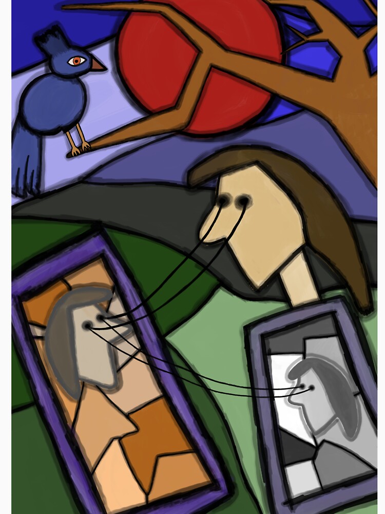 Thumbnail 7 of 7, Classic T-Shirt, Cubistic artwork designed and sold by tomisa.