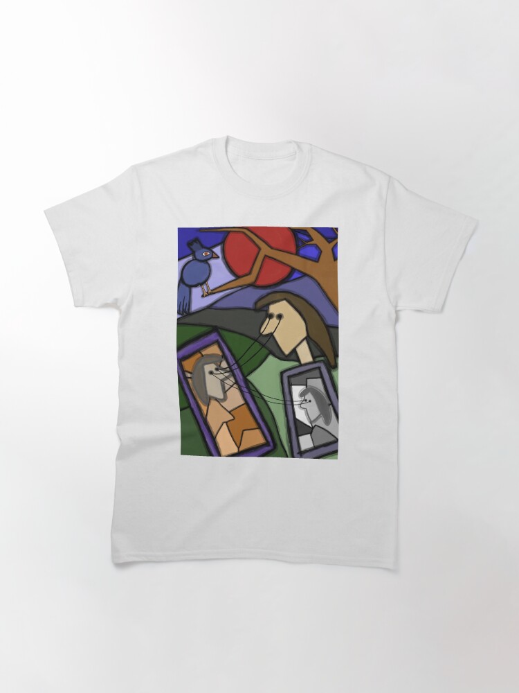 Thumbnail 3 of 7, Classic T-Shirt, Cubistic artwork designed and sold by tomisa.