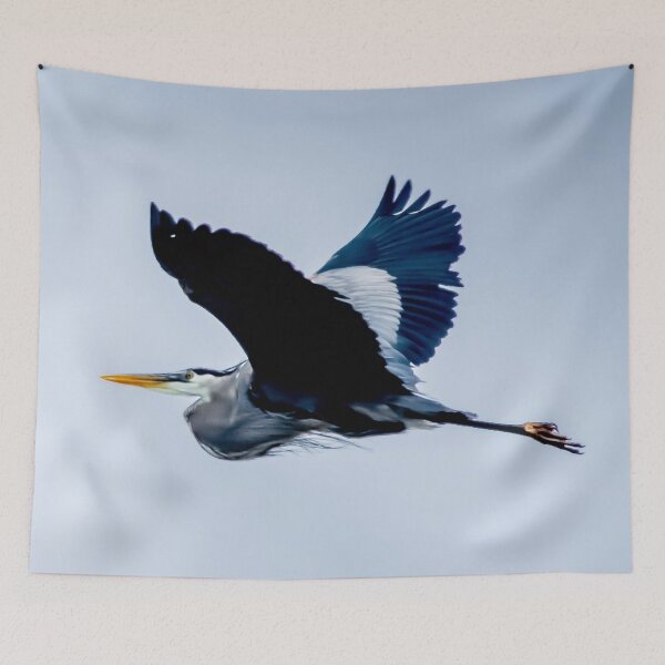 Item preview, Great Blue Heron~ Flying In The Blue Sky designed and sold by bayberrygal.
