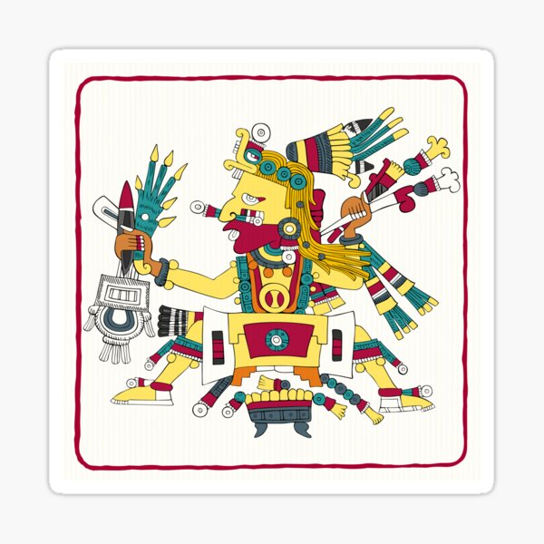 Artikel-Vorschau von Ometeotl - Aztekischer Borgia-Untersetzer, designt und verkauft von Aztectees.