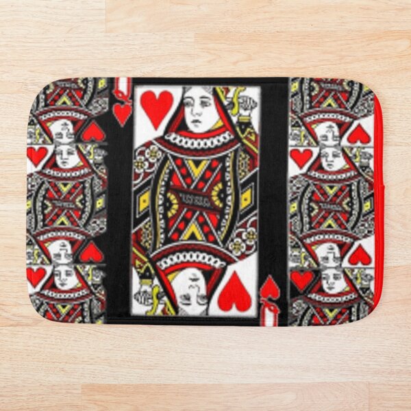 Item preview,  CASINO RED QUEEN OF HEARTS PATTERN RED-BLACK  ART designed and sold by sharlesart.