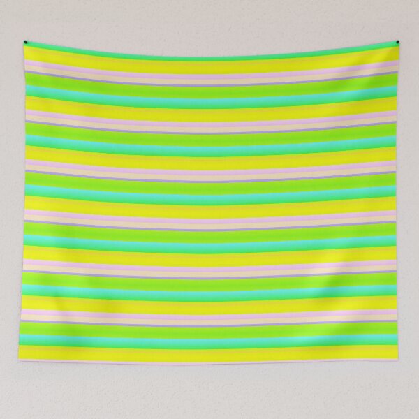 Item preview, multicolor striped | warm spring color palette designed and sold by lausn.