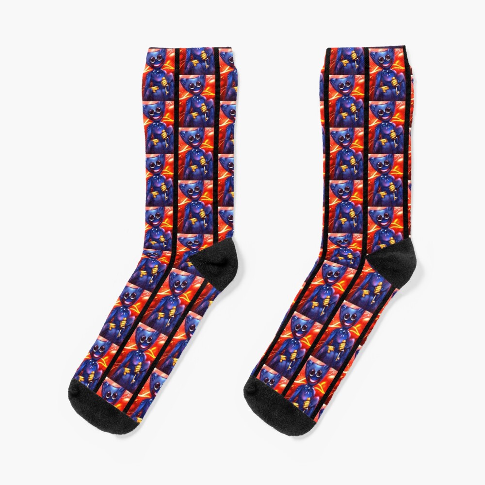 "Huggy Wuggy Poppy Playtime , Chapter 2, Huggy Wuggy " Socks by Redbubble
