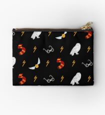 Rounded glasses boy Pattern Studio Pouch