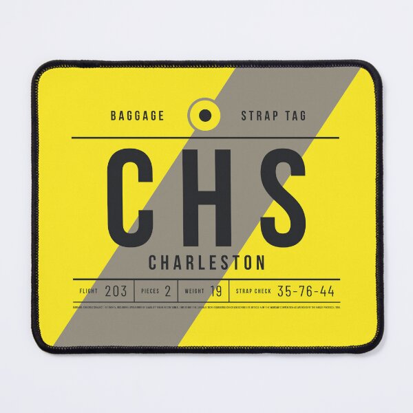 Item preview, Luggage Tag E - CHS Charleston South Carolina USA designed and sold by VoodooCircus.