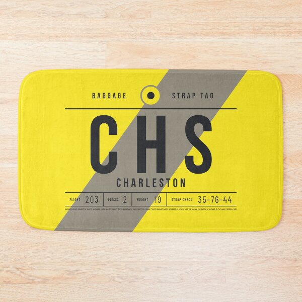 Item preview, Luggage Tag E - CHS Charleston South Carolina USA designed and sold by VoodooCircus.