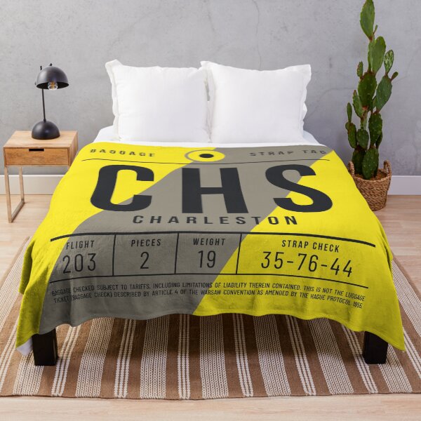Item preview, Luggage Tag E - CHS Charleston South Carolina USA designed and sold by VoodooCircus.