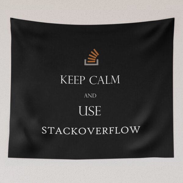 Item preview, Keep Calm and Use Stackoverflow   designed and sold by CandleDoll.