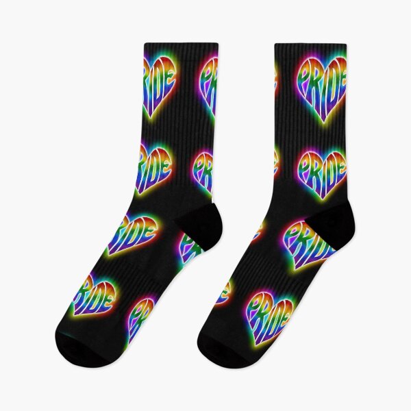 Item preview, Glowing with Pride Rainbow Heart designed and sold by Deborah Camp.