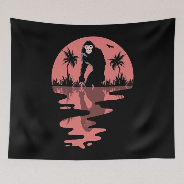 Item preview, Bigfoot Retro Sunset, Bigfoot In A Lake designed and sold by MoSaid.