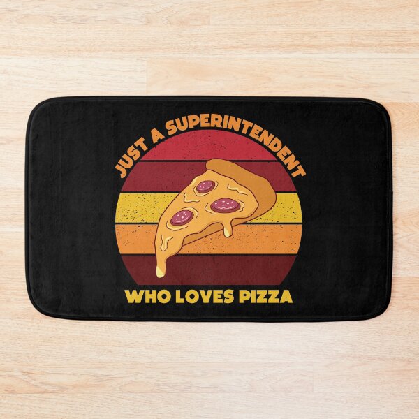 Item preview, Just a superintendent who loves pizza, overseer, funny supervisor, pizza lover gift, food and job title  designed and sold by SGS-.