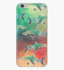 Geometric Sharks iPhone Case