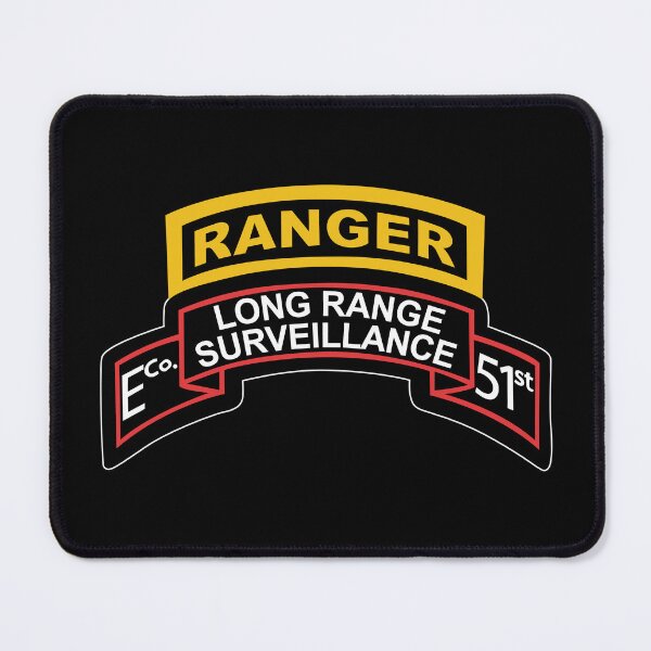 Item preview, Army - Airborne Ranger - E Company- 51st Infantry (Ranger) w Ranger Tab designed and sold by Military Insignia Products.